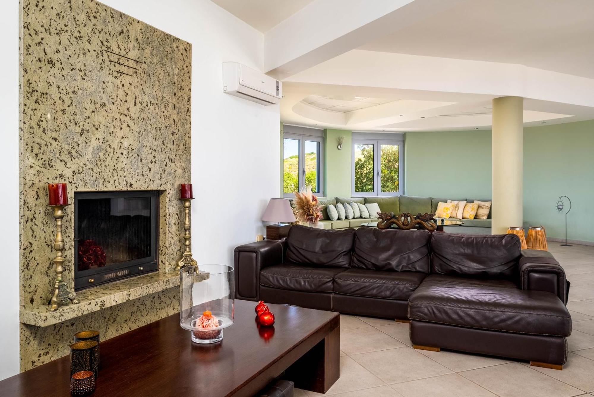 Villa Zafira - Seaview Manor With Heated Pool Kallithéa Dış mekan fotoğraf