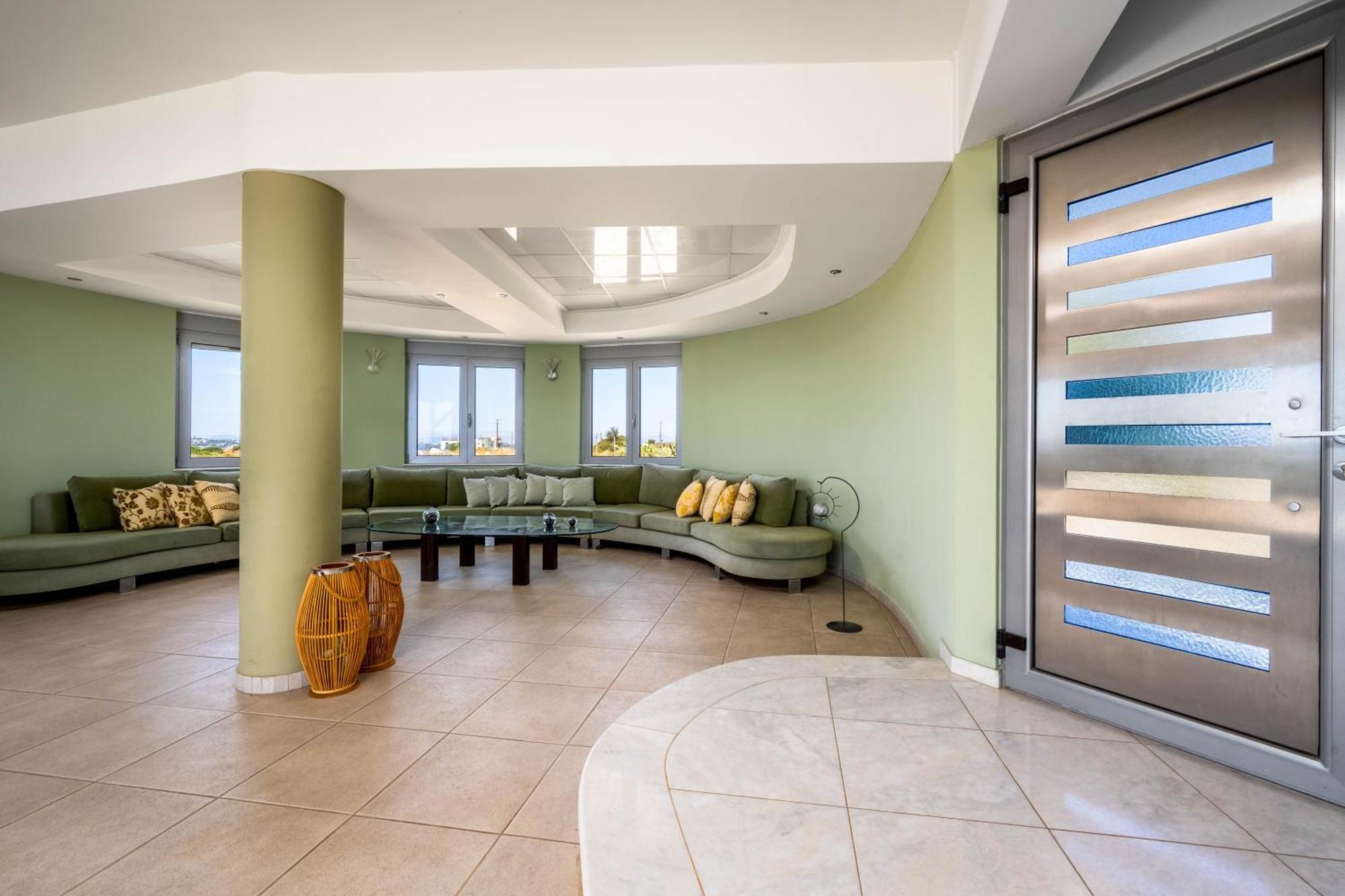 Villa Zafira - Seaview Manor With Heated Pool Kallithéa Dış mekan fotoğraf