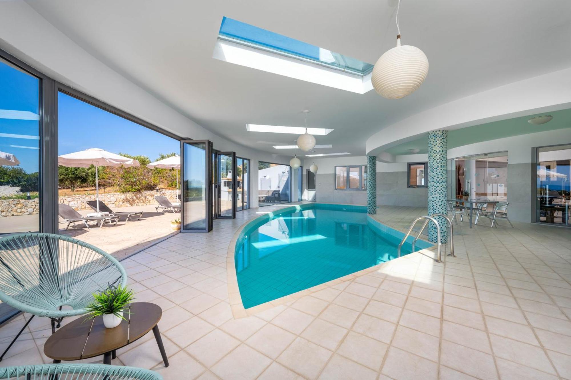 Villa Zafira - Seaview Manor With Heated Pool Kallithéa Dış mekan fotoğraf